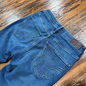 Hollister Women's Size 3 26X27 Blue Skinny Jeans 3S Actual 24X27